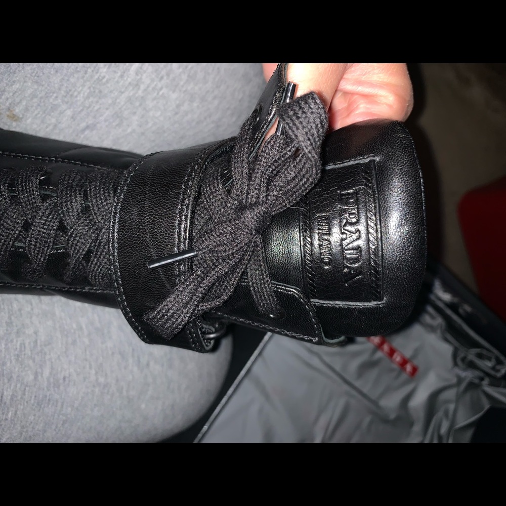 Prada black heeled boots - Picture 12 of 14